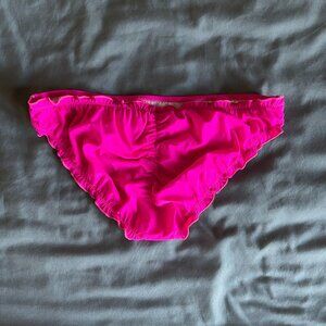 NEW Venus Ruffle Scrunch Back Bottom Electric Pink Size 10